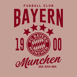 Свитшот хлопковый мужской Bayern Munchen 1900, цвет: пыльно-розовый — фото 2