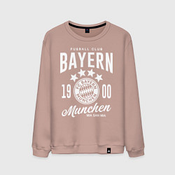 Свитшот хлопковый мужской Bayern Munchen 1900, цвет: пыльно-розовый