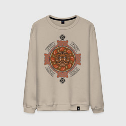 Свитшот хлопковый мужской РУСИЧ, цвет: миндальный