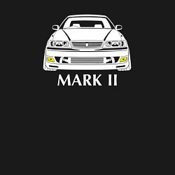 Свитшот хлопковый мужской Toyota Mark2 JZX100, цвет: черный — фото 2