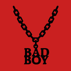 Свитшот хлопковый мужской Цепочка bad boy, цвет: красный — фото 2