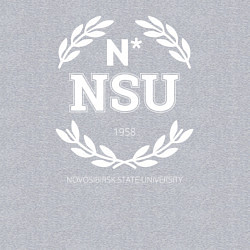 Свитшот хлопковый мужской NSU, цвет: меланж — фото 2