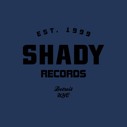 Свитшот хлопковый мужской Shady records, цвет: тёмно-синий — фото 2