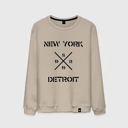 Мужской свитшот NY Detroit