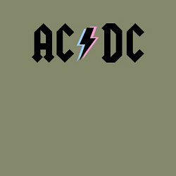 Свитшот хлопковый мужской AC/DC, цвет: авокадо — фото 2