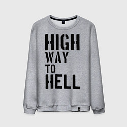 Мужской свитшот High way to hell