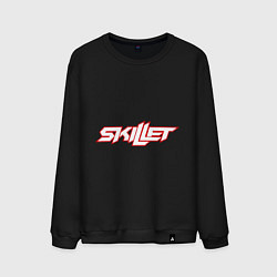 Свитшот хлопковый мужской Skillet, цвет: черный