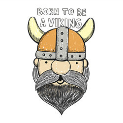 Свитшот хлопковый мужской Born to be a Viking, цвет: белый — фото 2