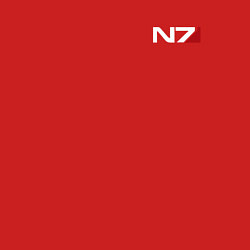 Свитшот хлопковый мужской Mass Effect N7, цвет: красный — фото 2