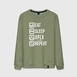 Мужской свитшот Eat, Sleep, Apex, Repeat