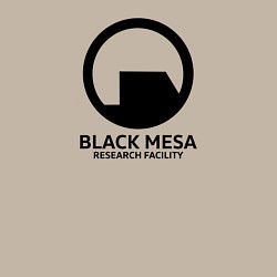Свитшот хлопковый мужской Black Mesa: Research Facility, цвет: миндальный — фото 2
