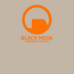 Свитшот хлопковый мужской Black Mesa: Research Facility, цвет: миндальный — фото 2