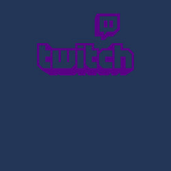 Свитшот хлопковый мужской Twitch, цвет: тёмно-синий — фото 2