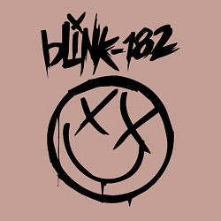 Свитшот хлопковый мужской BLINK-182, цвет: пыльно-розовый — фото 2