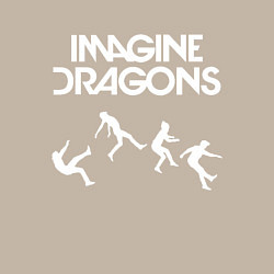 Свитшот хлопковый мужской IMAGINE DRAGONS, цвет: миндальный — фото 2