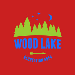 Свитшот хлопковый мужской Wood Lake, цвет: красный — фото 2