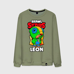 Мужской свитшот BRAWL STARS LEON