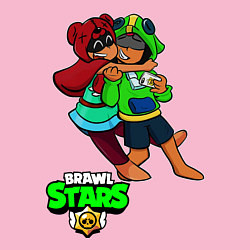 Свитшот хлопковый мужской Brawl Stars, цвет: светло-розовый — фото 2