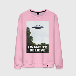 Мужской свитшот I WANT TO BELIEVE