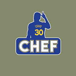 Свитшот хлопковый мужской Curry, цвет: авокадо — фото 2