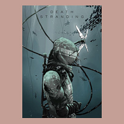 Свитшот хлопковый мужской Death Stranding, цвет: пыльно-розовый — фото 2