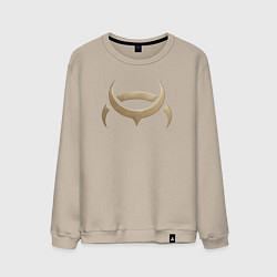 Свитшот хлопковый мужской AMARR, цвет: миндальный