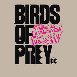 Свитшот хлопковый мужской Birds of Prey logo, цвет: миндальный — фото 2