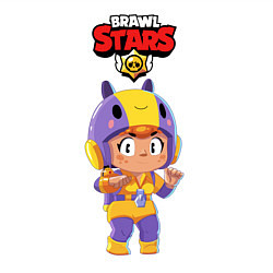 Свитшот хлопковый мужской BRAWL STARS BEA, цвет: белый — фото 2