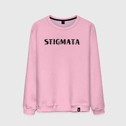 Свитшот хлопковый мужской Stigmata, цвет: светло-розовый