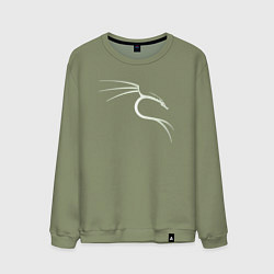 Свитшот хлопковый мужской Kali Linux, цвет: авокадо