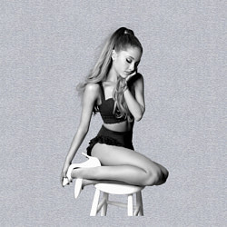 Свитшот хлопковый мужской ARIANA GRANDE, цвет: меланж — фото 2