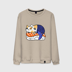 Мужской свитшот Sushi Cat