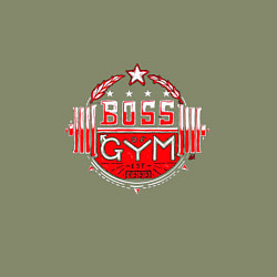 Свитшот хлопковый мужской Boss of GYM Color, цвет: авокадо — фото 2