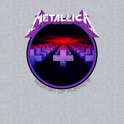 Свитшот хлопковый мужской Metallica- Master of puppets, цвет: меланж — фото 2