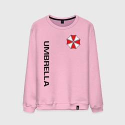 Свитшот хлопковый мужской UMBRELLA CORP, цвет: светло-розовый