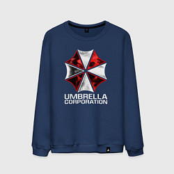 Свитшот хлопковый мужской UMBRELLA CORP, цвет: тёмно-синий