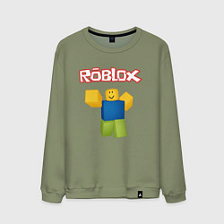 Свитшот хлопковый мужской ROBLOX, цвет: авокадо