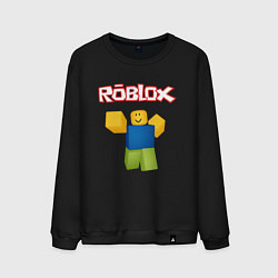Свитшот хлопковый мужской ROBLOX, цвет: черный