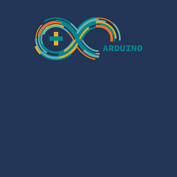 Свитшот хлопковый мужской Arduino, цвет: тёмно-синий — фото 2