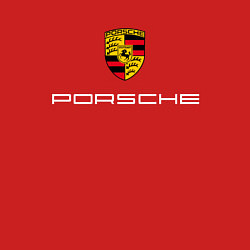 Свитшот хлопковый мужской PORSCHE, цвет: красный — фото 2