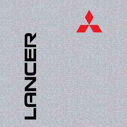 Свитшот хлопковый мужской MITSUBISHI LANCER, цвет: меланж — фото 2