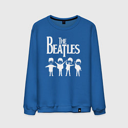 Свитшот хлопковый мужской Beatles, цвет: синий