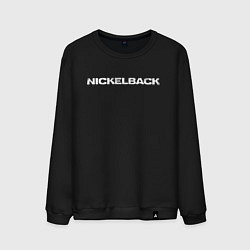 Свитшот хлопковый мужской Nickelback, цвет: черный