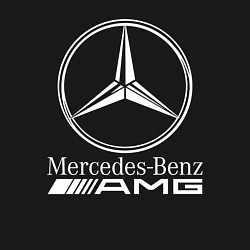 Свитшот хлопковый мужской MERCEDES-BENZ AMG, цвет: черный — фото 2