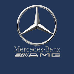 Свитшот хлопковый мужской MERCEDES-BENZ AMG, цвет: тёмно-синий — фото 2