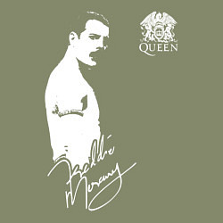 Свитшот хлопковый мужской Queen, цвет: авокадо — фото 2