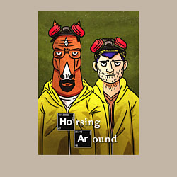 Свитшот хлопковый мужской BoJack Horseman, цвет: миндальный — фото 2