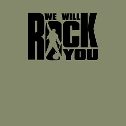 Свитшот хлопковый мужской QUEEN, цвет: авокадо — фото 2