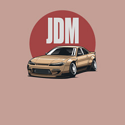 Свитшот хлопковый мужской JDM, цвет: пыльно-розовый — фото 2