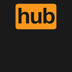 Свитшот хлопковый мужской Hub, цвет: черный — фото 2